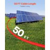 Solárny predlžovací kábel 6mm²/10AWG 15.24m/50FT vodotesné konektory