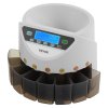 Triedič a počítadlo pre 8 euro mincí, kapacita 850, lcd, 5 trubíc