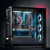 Vodné aio chladenie procesora 120mm, 2.1" lcd, argb, pre 115x/am4/am5