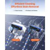 Výsuvná tyč na čistenie solárnych panelov 11m, 180° otočná, hadica 20m