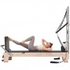 Pilates reformer drevený s duálnym odporom, box a jumpboard, 400 LBS
