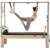 Pilates reformer drevený, dvojitý odpor, box+skoková doska, 400 lbs