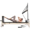 Pilates reformer s dvojitým odporom, boxom a doskou, nosnosť 400 LBS