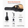 Akustická gitara s výrezom 1041.4 mm (41 inch), prírodná, gig bag