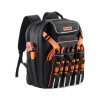 Batoh na náradie, 45 vreciek, priehradka na notebook, vystužené dno