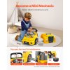 Detská mechanická dielňa, 60 dielov, svetlá a zvuky, volant, 3+ rokov