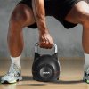Nastaviteľná kettlebell 7 stupňov 2,5-20 kg, hliník a ABS, pre tréning
