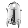 Nerezový dávkovač nápojov 12L s kohútikom s alkoholovým horákom