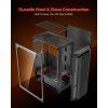 Pc skrinka mid-tower, temperované sklo, 4×120 mm argb, gpu do 320 mm
