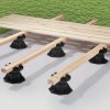 Podperné bloky terasy 8 pcs, 2200 lbs / 997.90 kg, 90–118 mm