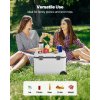 Prenosný chladiaci box 45 QT na kolieskach, izolovaný, s držadlami