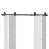 Sada koľajníc pre skladacie posuvné dvere 76" horná montáž pre 4×18"