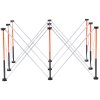 Skladací pracovný stojan 1266×665 mm, nosnosť 1135 kg, bez montáže