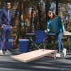 Súprava cornhole 4×2 ft, masívne drevené dosky, prenosné s obalom