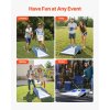 Súprava na cornhole 3×2 ft, hliníkové dosky, skladacie, 8 vriec
