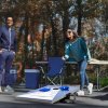 Súprava na cornhole 3×2 ft, hliníkové dosky, skladacie, 8 vriec