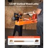 Sústruh na drevo 1100 W / 1.5 HP, 0–3200 RPM, 406×1020 mm, BLDC motor