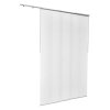 Vertikálne panelové závesy koľajnica 116–218 cm výška do 243 cm, biele