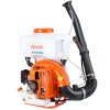 Batohový benzínový hmlovač 63cc 3hp 16l nádrž na kvapaliny a prášok