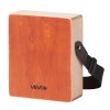 Cajon s vnútornými gitarovými strunami, brezové drevo, 230×100×280 mm