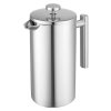 French press kanvica 1.5 liter nerezová oceľ dvojstenná s filtrom