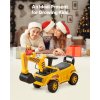 Jazdítko bager 19–36 mesiacov, nosnosť 25 kg, hudba, prilba, žlté