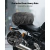 Motocyklový zadný vak 22–34 L rozšíriteľný, nepremokavý s popruhmi