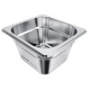 Nerezová parná gastronádoba pre catering 1/6 × 100mm, 1.7L, 6 ks