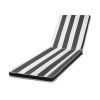 Podušky na ležadlo 89×56×71 cm, 2 ks, čierno-biele, so šnúrkami