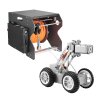 Robot na inšpekciu potrubia 60 m, 2 MP predná/zadná kamera, IP68