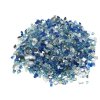 Sklenené kamene do krbu 10 lbs/4.5kg 1/2-inch/12.7mm kobalt+aqua+číra