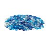 Sklenené kamienky do ohniska 10lbs/4.5kg 3/4-inch kobalt/karibská/číra