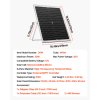 Solárny nabíjač batérií 30W 12V s mppt regulátorom, nastaviteľný, ip67