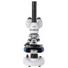 Trinokulárny mikroskop 40–5000X, hliníkové telo, led držiak na telefón