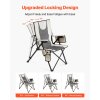 Vyhrievané kempingové kreslo 3 stupne, vysoké operadlo, nosnosť 260lbs