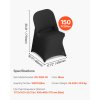 Elastické poťahy stoličiek 150ks čierne spandex 17.72×18.11×30.31 inch