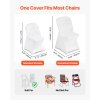 Návleky na stoličky 30ks polyester-spandex do 18.11×19.69×33.86 inch