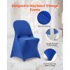 Návleky na stoličky 50ks modré spandex do 17.72×18.11×30.31 inch