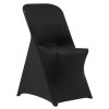 Poťahy na stoličky 30 ks čierne, streč, do 18.11×19.69×33.86 inch