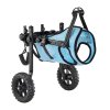 Psí vozík pre zadné nohy, nastaviteľný, 2 kolesá, tlmiace, do 10kg