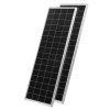 Solárna sada 2×100W 12.8V 50Ah lifepo4 40A regulátor 800W menič