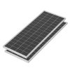 Solárna sada 2×100W 12.8V 50Ah lifepo4 40A regulátor 800W menič