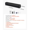 Soundbar pre tv 2.0, 450 mm, bluetooth, aux, 80 W, diaľkové ovládanie