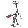 Trenažér na drepy a veslovanie, skladací, 12-stupňový odpor na zadok