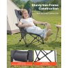 Skladacie kreslo 4 polohy, sieť, opierka hlavy a nôh, 220 lbs