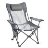 Skladacie kreslo 4 polohy, sieť, opierka hlavy a nôh, 220 lbs