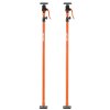 Teleskopická oceľová podporná tyč 2 ks, 125–291 cm, 90 kg na montáž