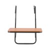 Závesný balkónový stolík 25×24" 4-polohový na zábradlie 1"–8.27"