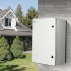 Rozvodná skrinka oceľová NEMA 4X 60×40×23 cm IP66 vonkajšia s platňou