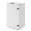 Rozvodná skrinka oceľová NEMA 4X 60×40×23 cm IP66 vonkajšia s platňou